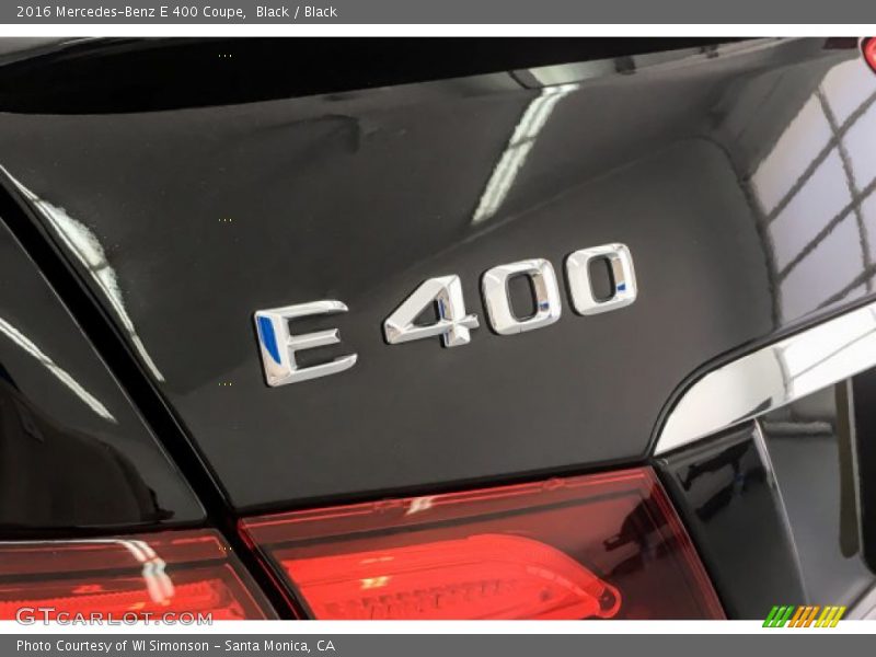 Black / Black 2016 Mercedes-Benz E 400 Coupe