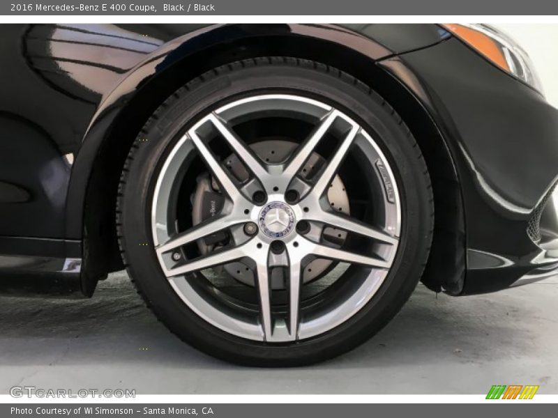 Black / Black 2016 Mercedes-Benz E 400 Coupe