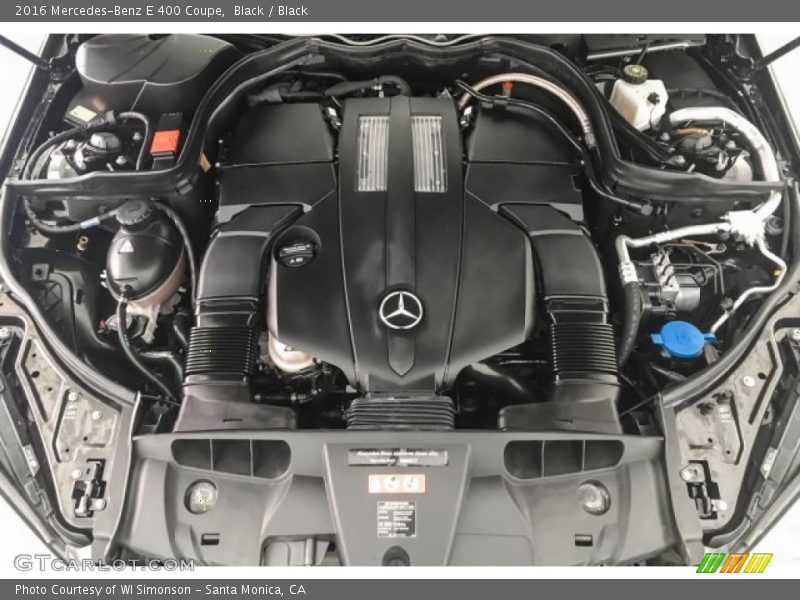 Black / Black 2016 Mercedes-Benz E 400 Coupe