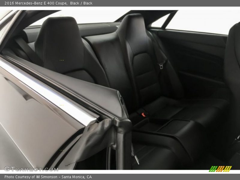 Black / Black 2016 Mercedes-Benz E 400 Coupe
