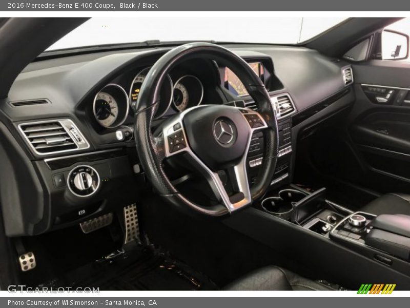 Black / Black 2016 Mercedes-Benz E 400 Coupe