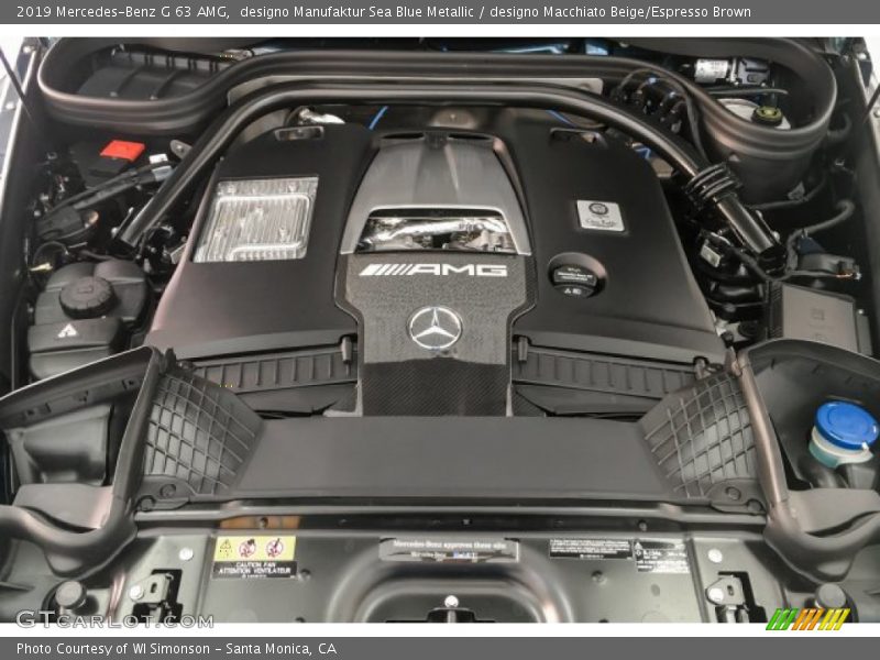  2019 G 63 AMG Engine - 4.0 Liter biturbo DOHC 32-Valve VVT V8