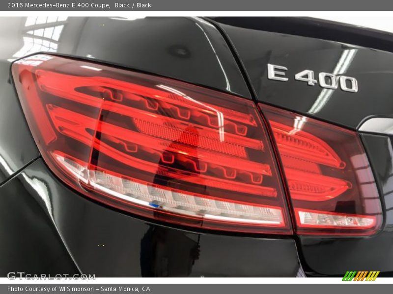 Black / Black 2016 Mercedes-Benz E 400 Coupe