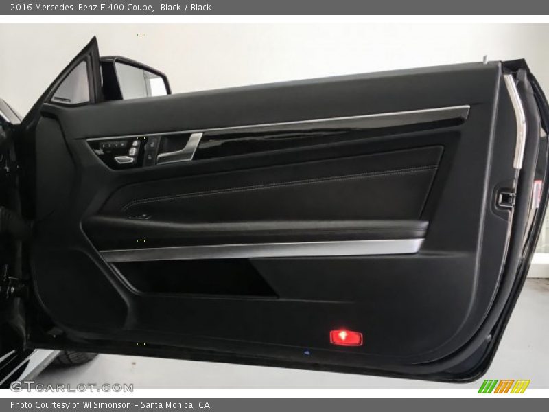 Black / Black 2016 Mercedes-Benz E 400 Coupe