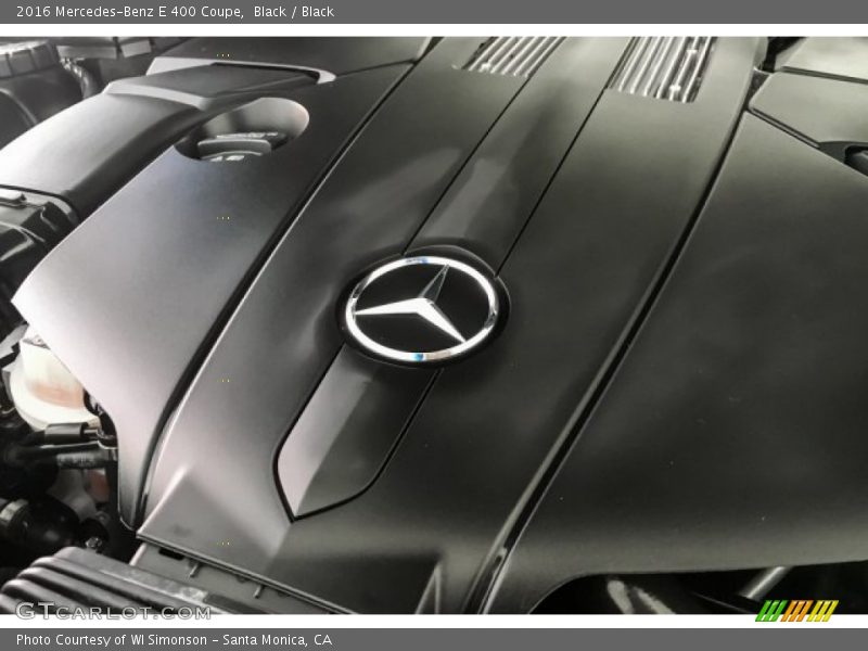 Black / Black 2016 Mercedes-Benz E 400 Coupe