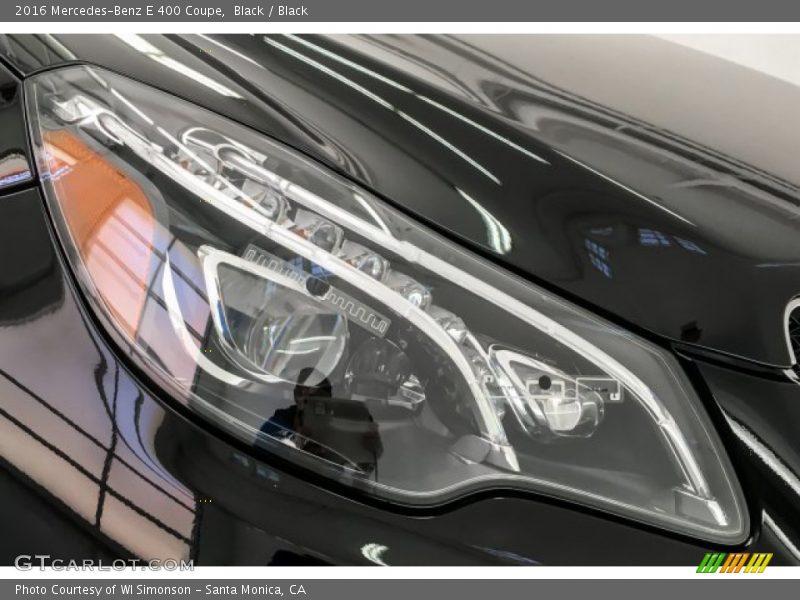 Black / Black 2016 Mercedes-Benz E 400 Coupe