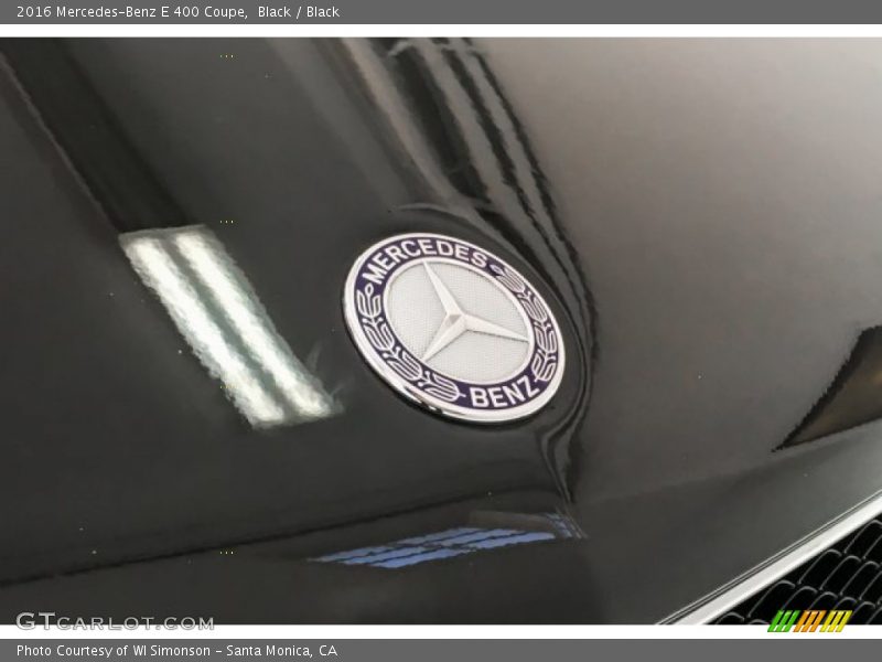 Black / Black 2016 Mercedes-Benz E 400 Coupe
