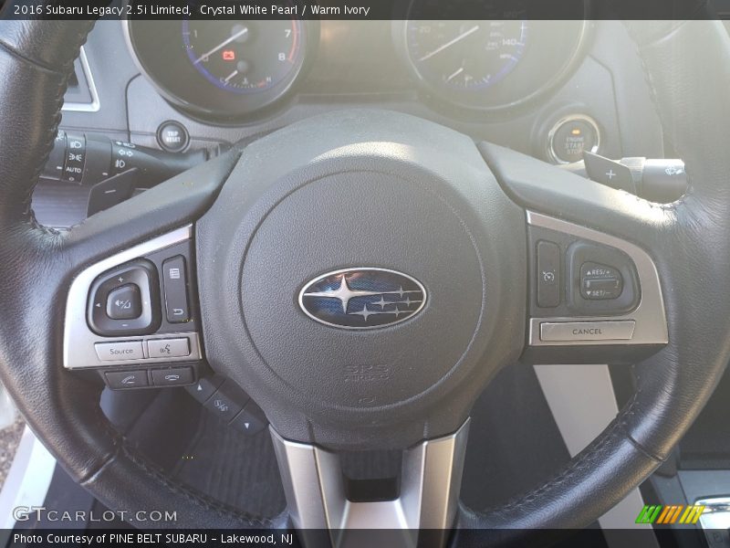 Crystal White Pearl / Warm Ivory 2016 Subaru Legacy 2.5i Limited