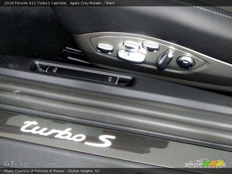 Agate Grey Metallic / Black 2019 Porsche 911 Turbo S Cabriolet