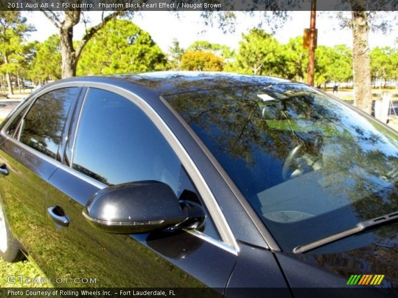 Phantom Black Pearl Effect / Nougat Brown 2011 Audi A8 4.2 FSI quattro