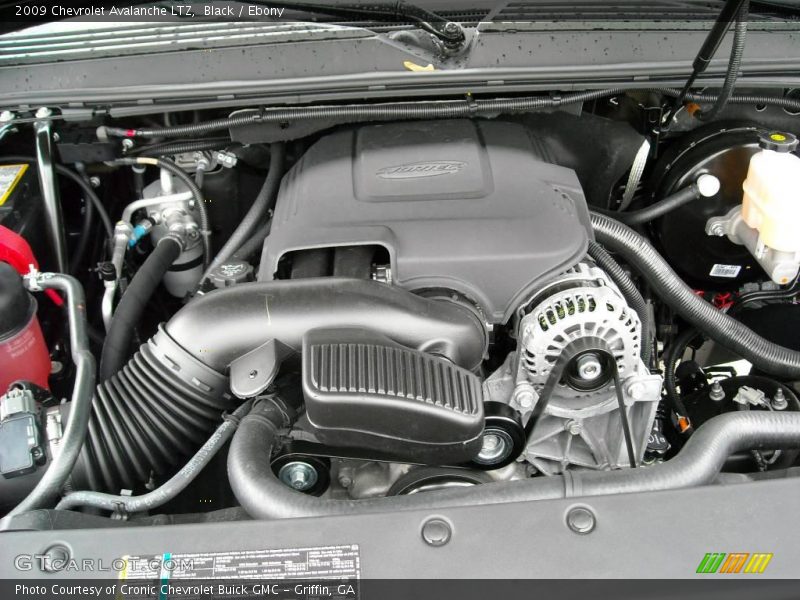Black / Ebony 2009 Chevrolet Avalanche LTZ