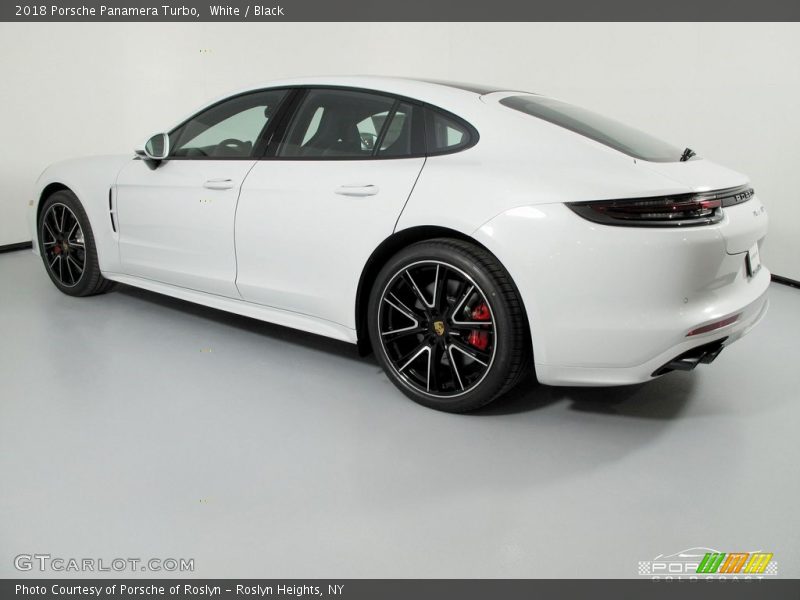 White / Black 2018 Porsche Panamera Turbo