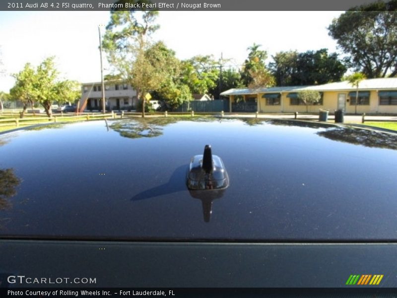 Phantom Black Pearl Effect / Nougat Brown 2011 Audi A8 4.2 FSI quattro