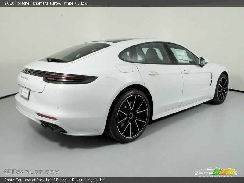 White / Black 2018 Porsche Panamera Turbo