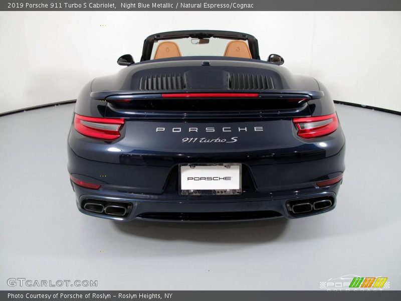 Night Blue Metallic / Natural Espresso/Cognac 2019 Porsche 911 Turbo S Cabriolet