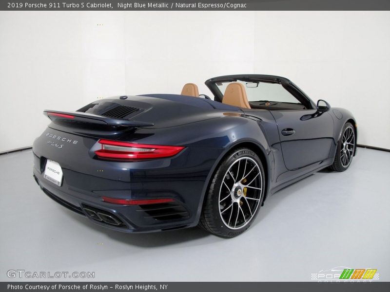 Night Blue Metallic / Natural Espresso/Cognac 2019 Porsche 911 Turbo S Cabriolet