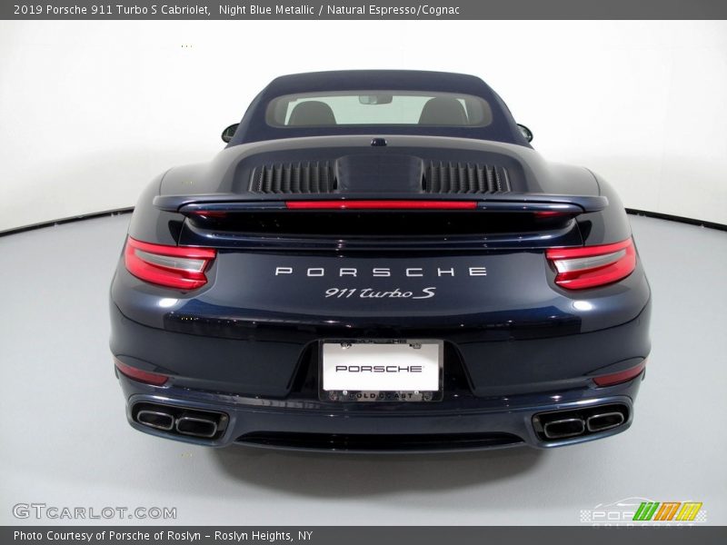 Night Blue Metallic / Natural Espresso/Cognac 2019 Porsche 911 Turbo S Cabriolet