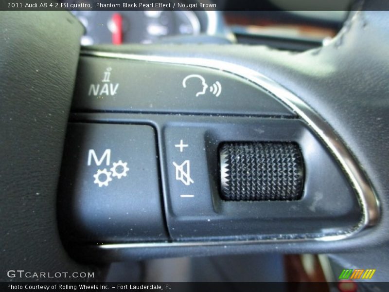 Phantom Black Pearl Effect / Nougat Brown 2011 Audi A8 4.2 FSI quattro