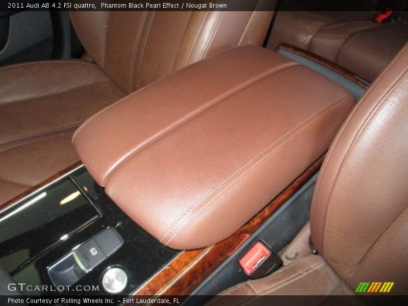 Phantom Black Pearl Effect / Nougat Brown 2011 Audi A8 4.2 FSI quattro