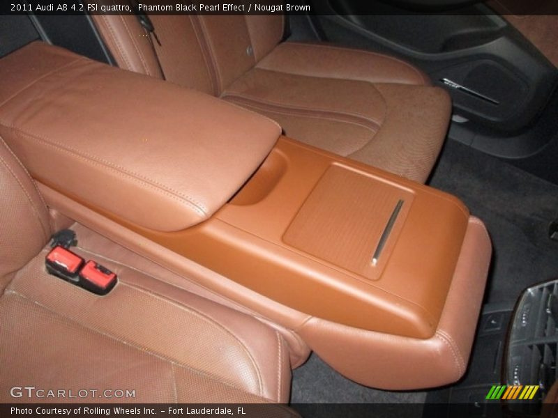 Phantom Black Pearl Effect / Nougat Brown 2011 Audi A8 4.2 FSI quattro