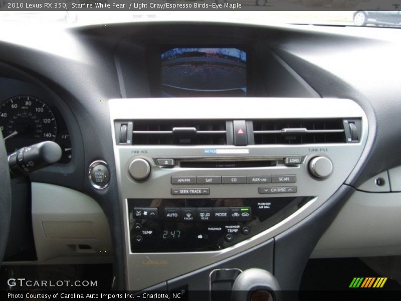 Starfire White Pearl / Light Gray/Espresso Birds-Eye Maple 2010 Lexus RX 350