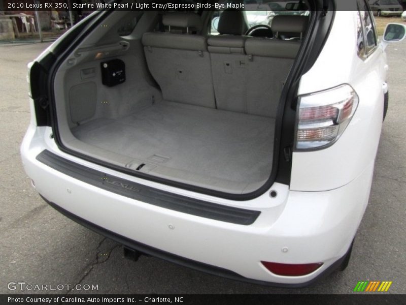 Starfire White Pearl / Light Gray/Espresso Birds-Eye Maple 2010 Lexus RX 350