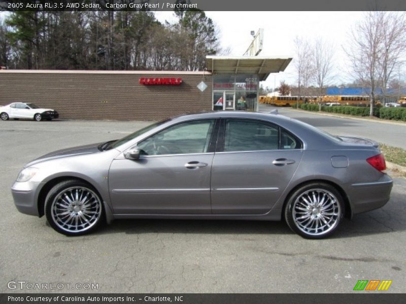 Carbon Gray Pearl / Parchment 2005 Acura RL 3.5 AWD Sedan