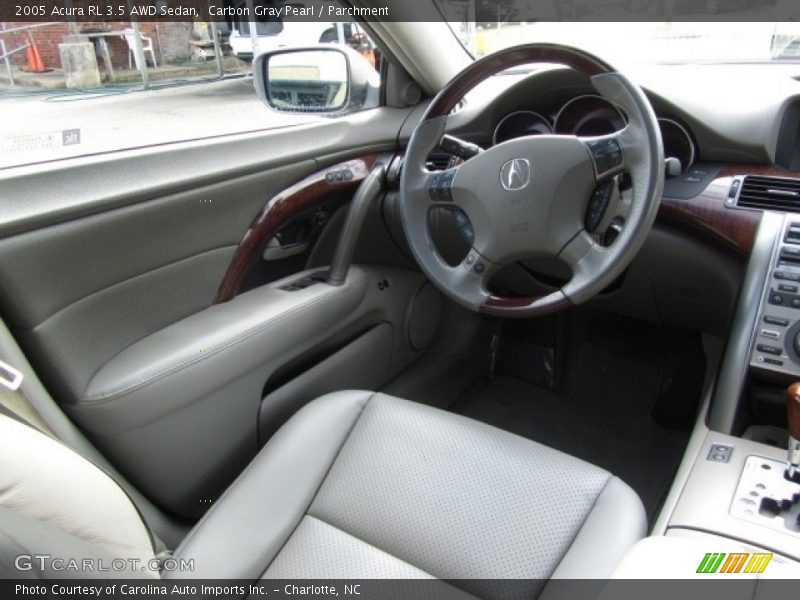 Carbon Gray Pearl / Parchment 2005 Acura RL 3.5 AWD Sedan