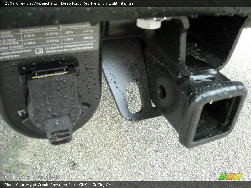 Deep Ruby Red Metallic / Light Titanium 2009 Chevrolet Avalanche LS