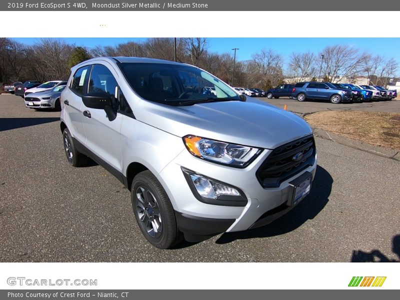 Moondust Silver Metallic / Medium Stone 2019 Ford EcoSport S 4WD