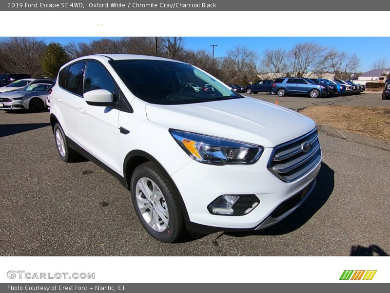 Oxford White / Chromite Gray/Charcoal Black 2019 Ford Escape SE 4WD