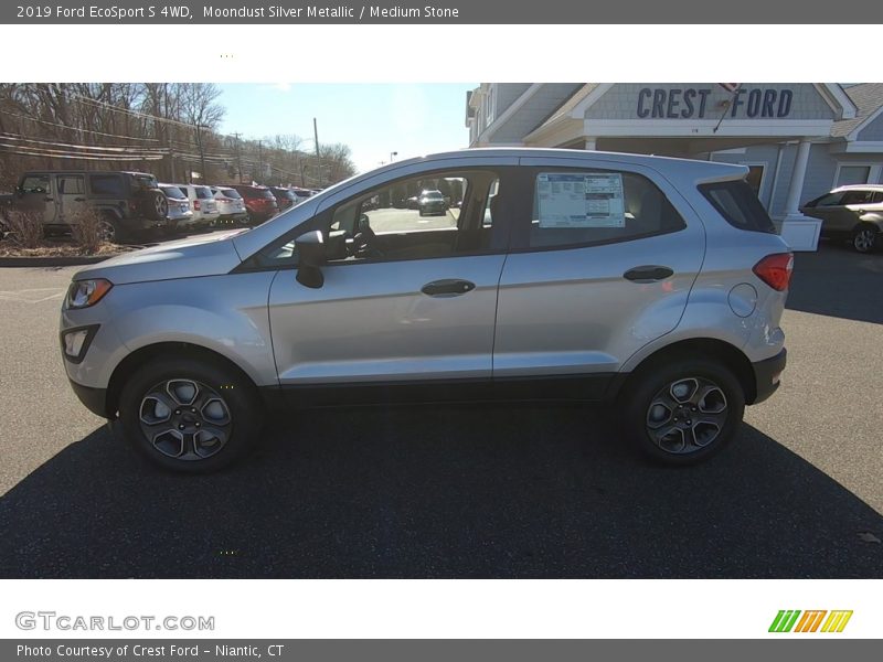 Moondust Silver Metallic / Medium Stone 2019 Ford EcoSport S 4WD