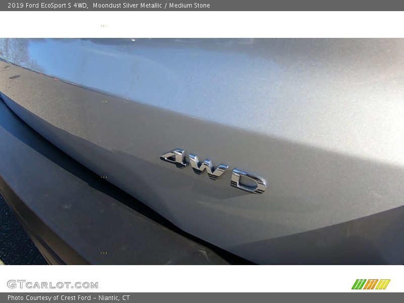 Moondust Silver Metallic / Medium Stone 2019 Ford EcoSport S 4WD