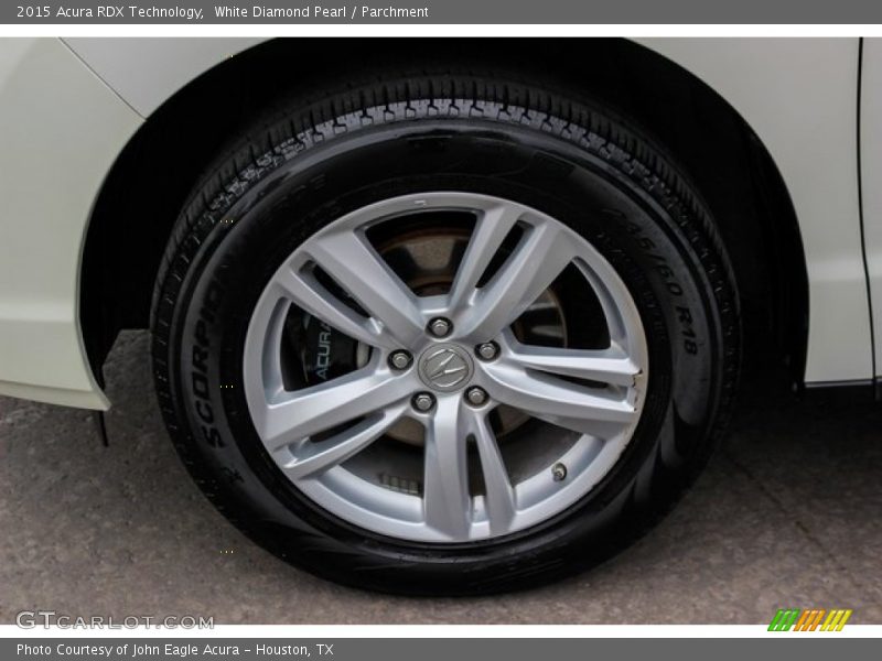White Diamond Pearl / Parchment 2015 Acura RDX Technology