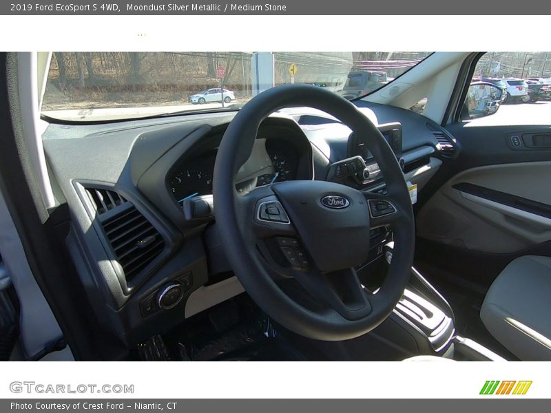 Moondust Silver Metallic / Medium Stone 2019 Ford EcoSport S 4WD