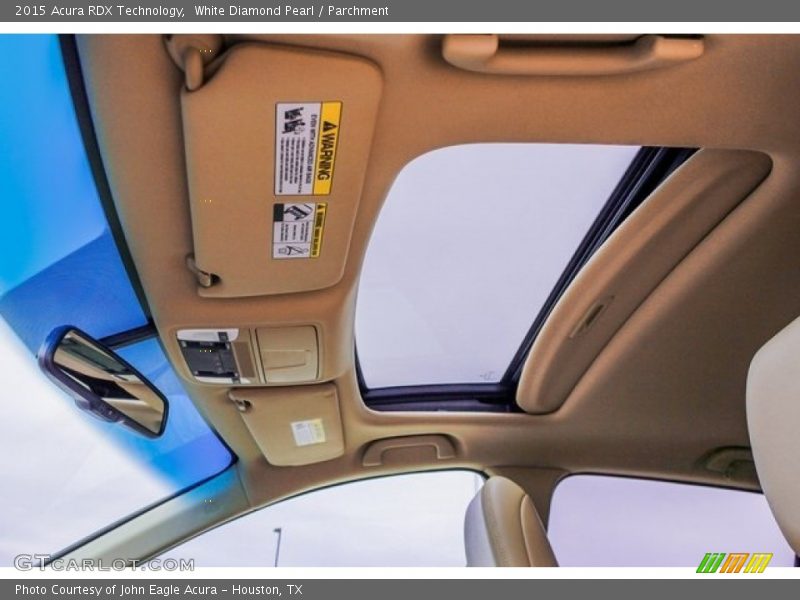 White Diamond Pearl / Parchment 2015 Acura RDX Technology
