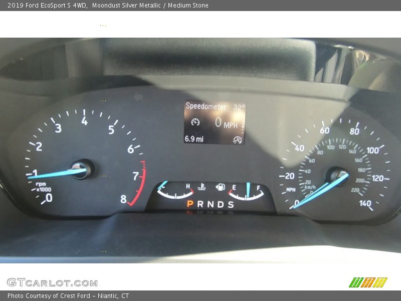 Moondust Silver Metallic / Medium Stone 2019 Ford EcoSport S 4WD