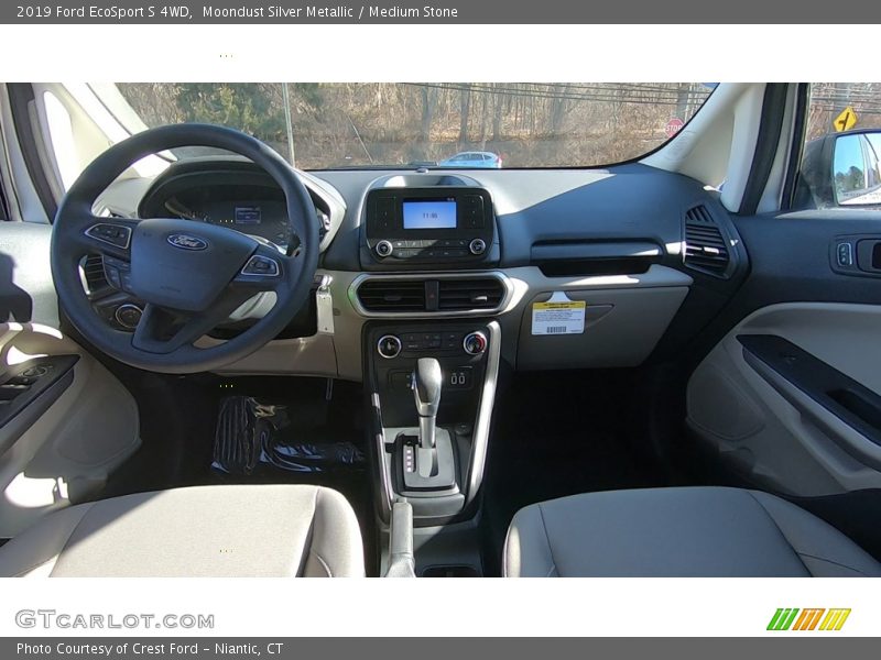 Moondust Silver Metallic / Medium Stone 2019 Ford EcoSport S 4WD