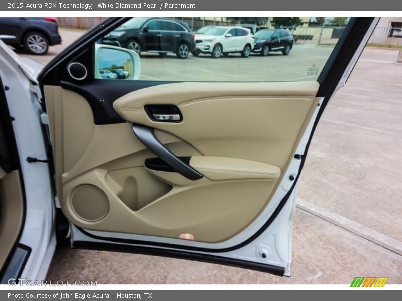 White Diamond Pearl / Parchment 2015 Acura RDX Technology