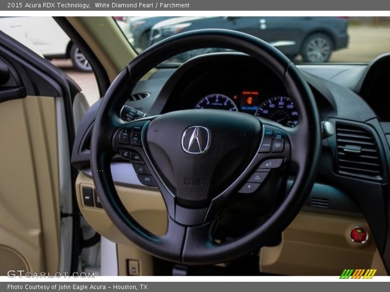 White Diamond Pearl / Parchment 2015 Acura RDX Technology