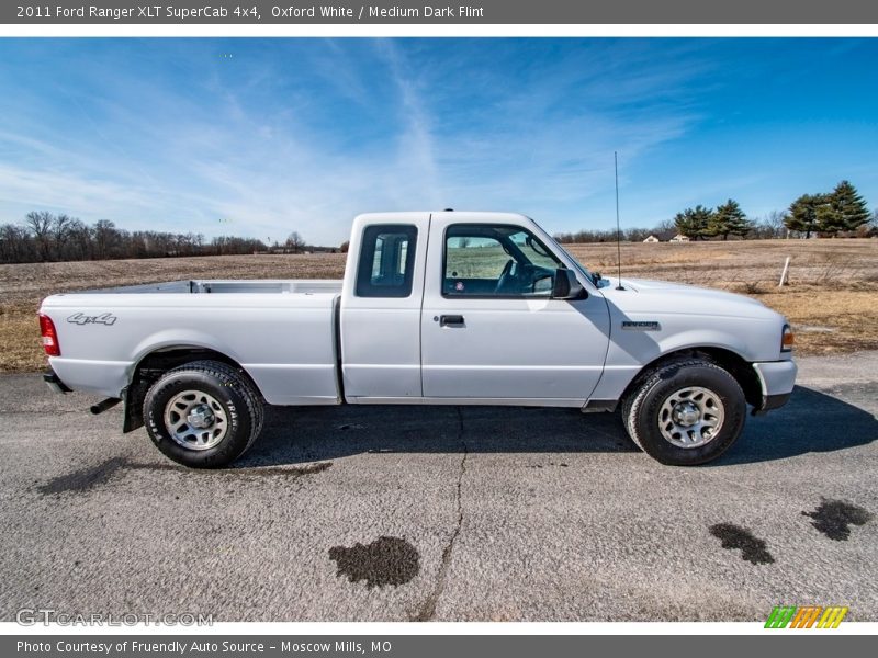 Oxford White / Medium Dark Flint 2011 Ford Ranger XLT SuperCab 4x4