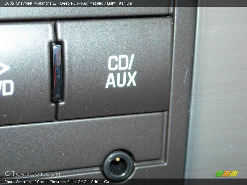 Deep Ruby Red Metallic / Light Titanium 2009 Chevrolet Avalanche LS
