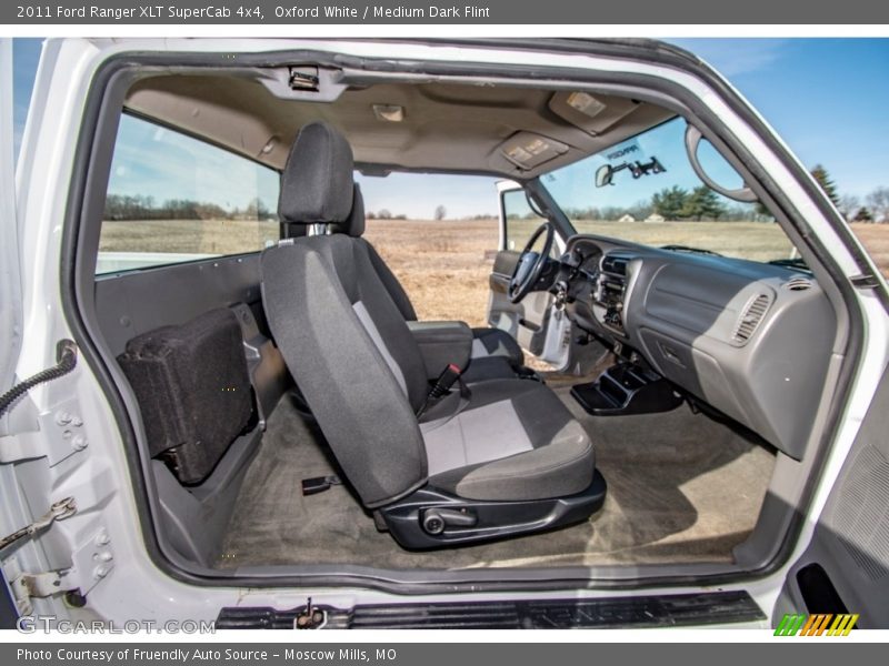 Oxford White / Medium Dark Flint 2011 Ford Ranger XLT SuperCab 4x4