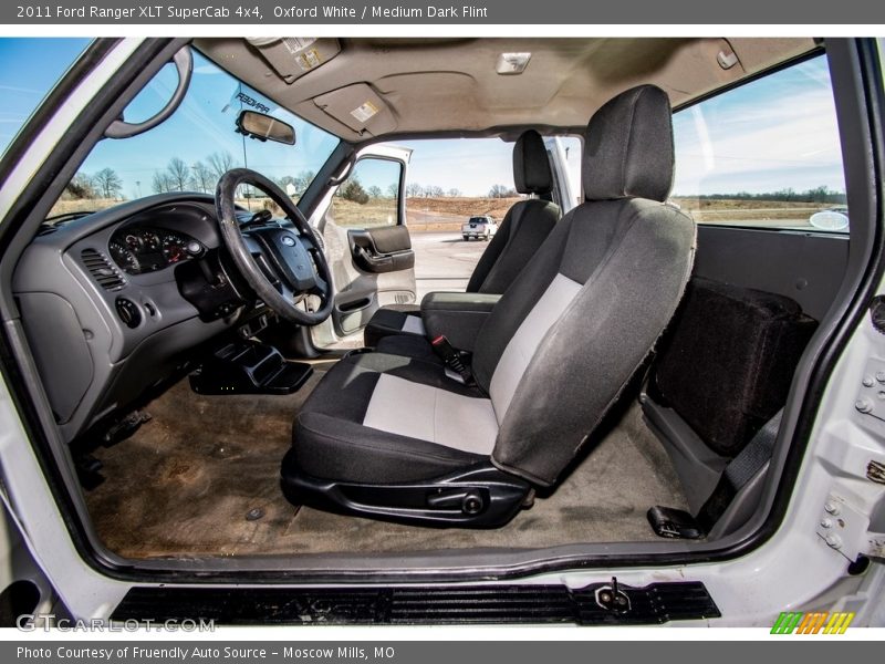 Oxford White / Medium Dark Flint 2011 Ford Ranger XLT SuperCab 4x4