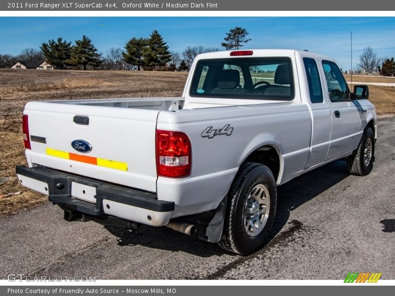 Oxford White / Medium Dark Flint 2011 Ford Ranger XLT SuperCab 4x4