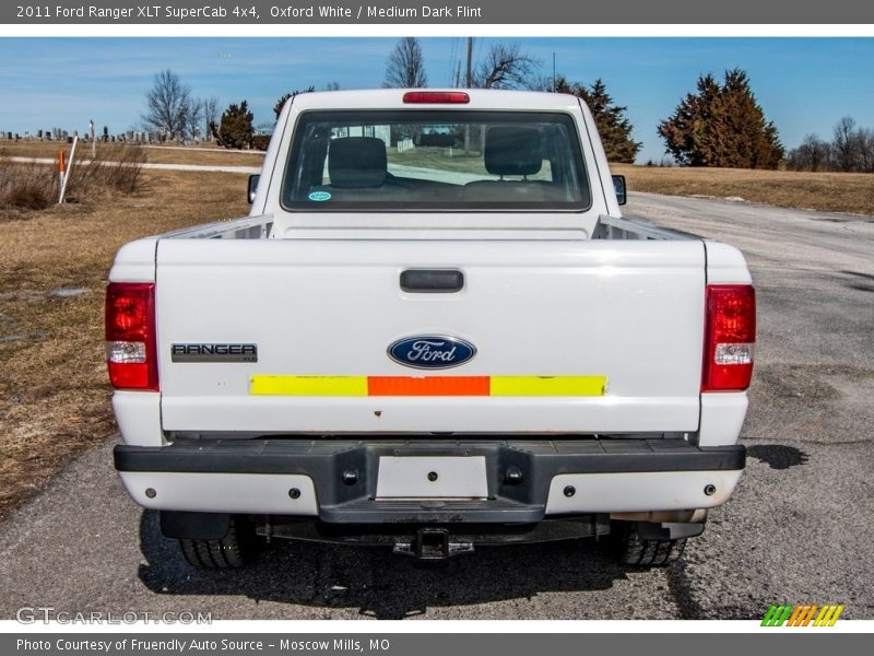 Oxford White / Medium Dark Flint 2011 Ford Ranger XLT SuperCab 4x4