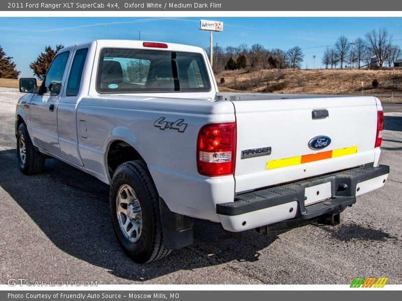 Oxford White / Medium Dark Flint 2011 Ford Ranger XLT SuperCab 4x4