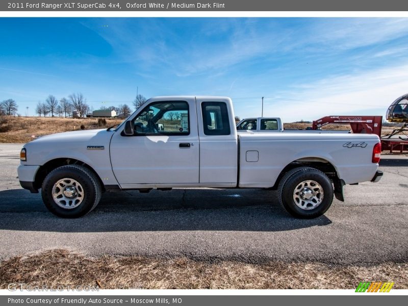 Oxford White / Medium Dark Flint 2011 Ford Ranger XLT SuperCab 4x4