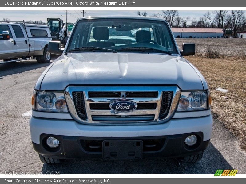 Oxford White / Medium Dark Flint 2011 Ford Ranger XLT SuperCab 4x4
