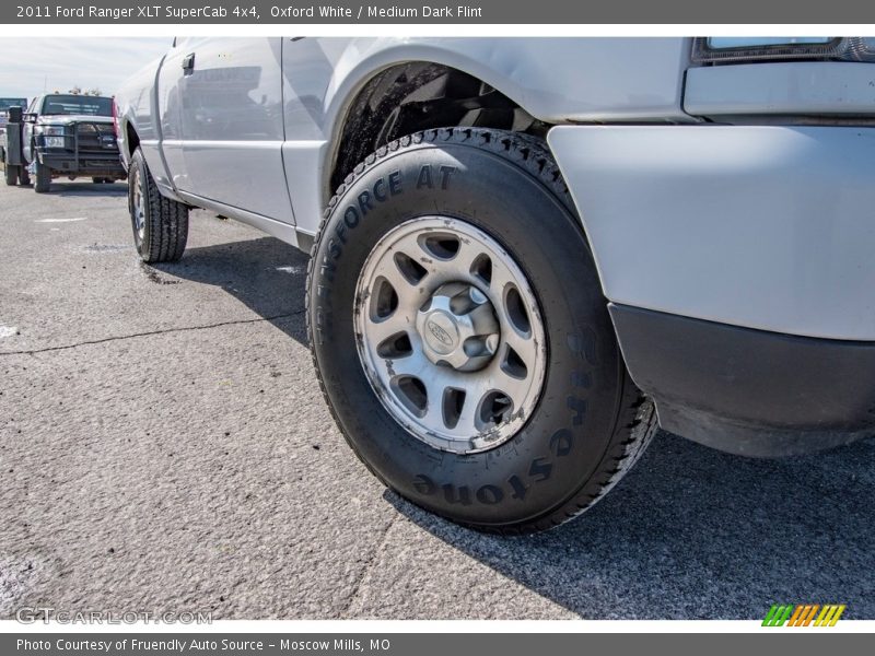 Oxford White / Medium Dark Flint 2011 Ford Ranger XLT SuperCab 4x4